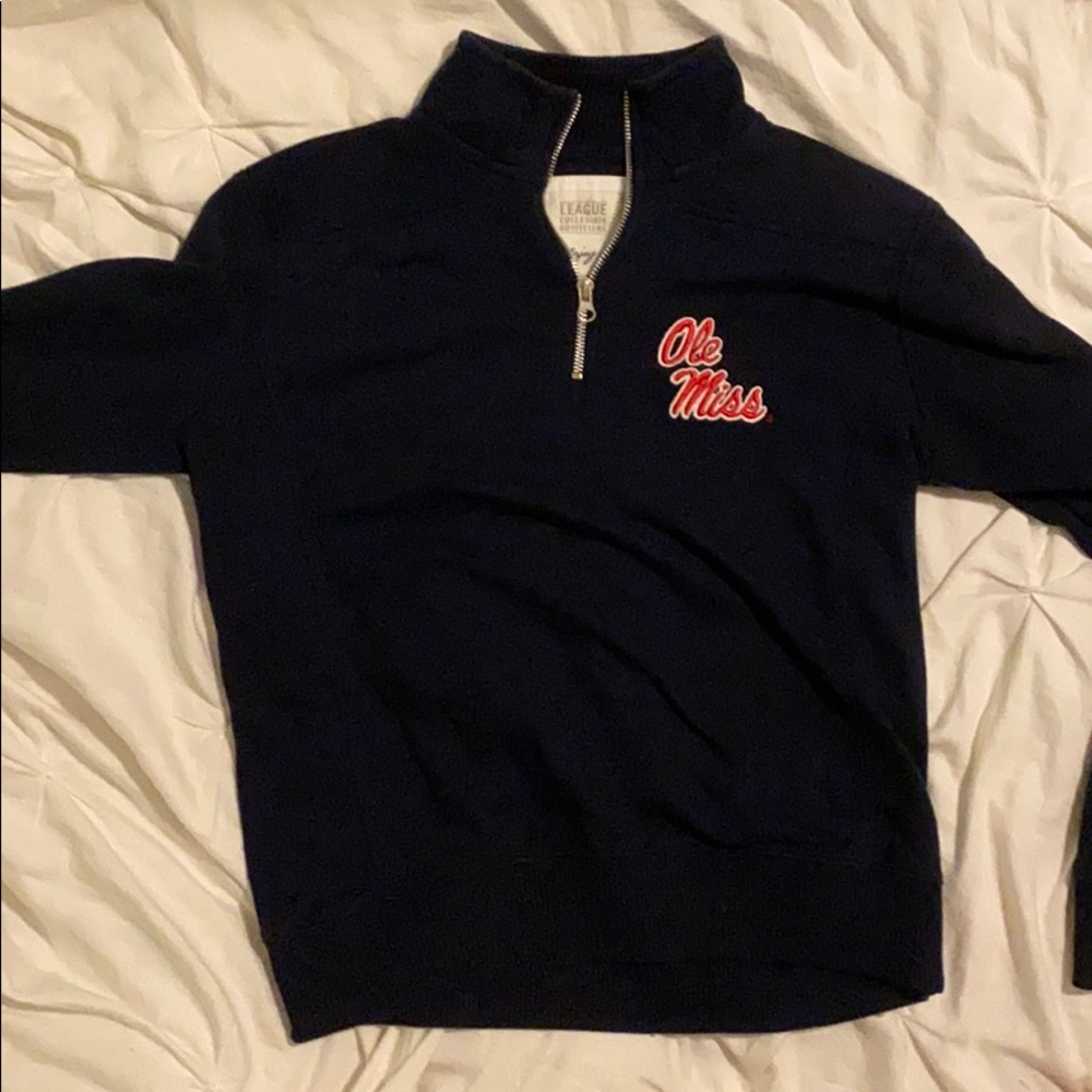 ole miss half zip